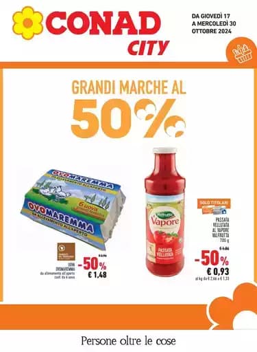 Grandi marche al 50%