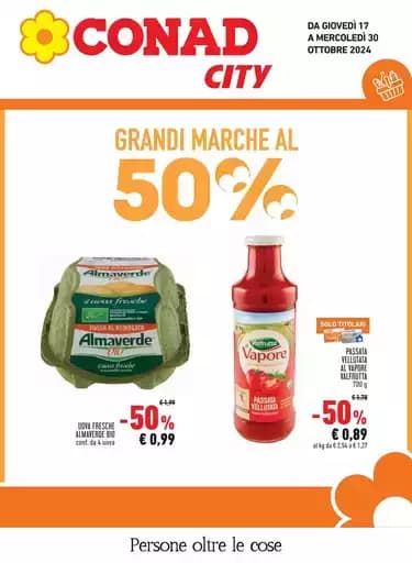 Grandi marche al 50%