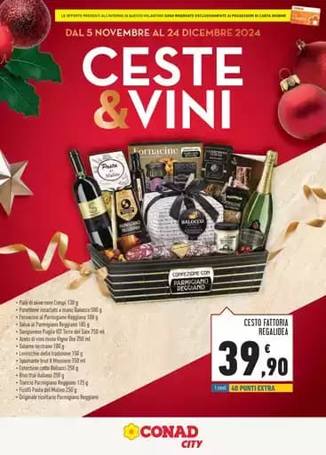 Catalogo ceste e vini