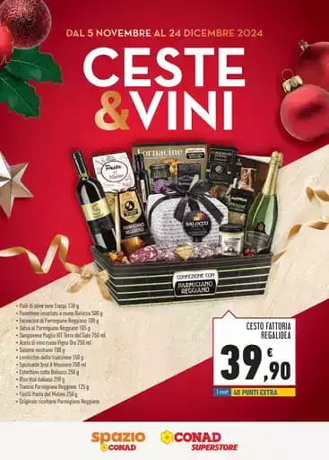 Catalogo ceste e vini