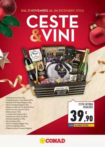 Catalogo ceste e vini