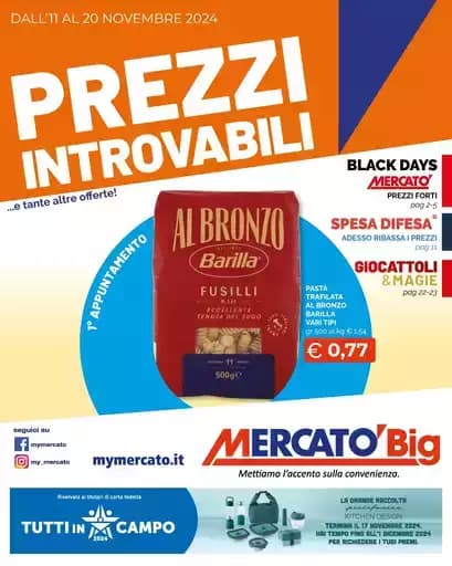 Prezzi introvabili