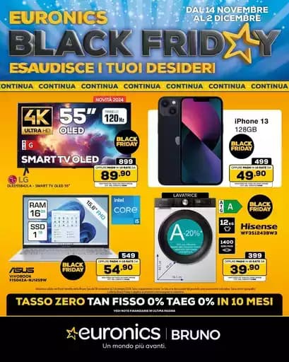 Black Friday: esaudisci i tuoi desideri!