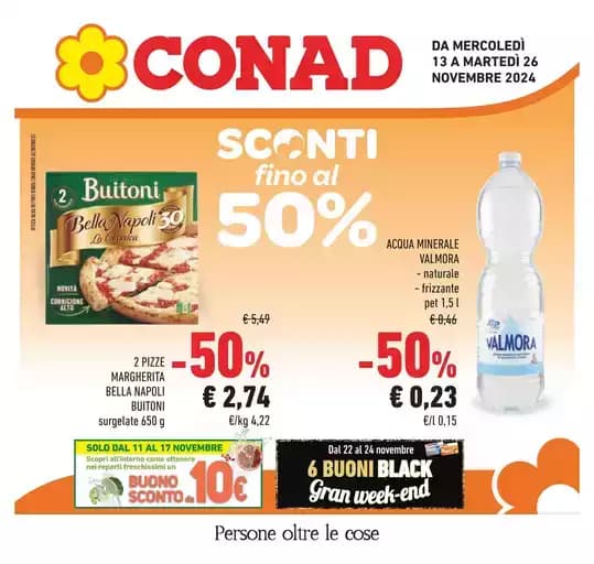 Sconti fino al 50%